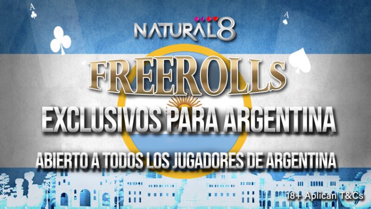 Freeroll imperdible de US$100 solo para Argentina